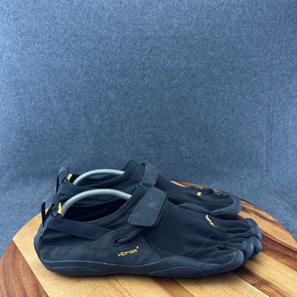 Vibram Fivefinger Shoes M148 Sz 13 Black Slip On Natural Footshape Running Hike